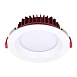 Св-к встр. Белый LED 1*24W 3000K 1 920Lm Ra80 100° IP44 D165xH54 100-240VV ST752.538.24 - фото