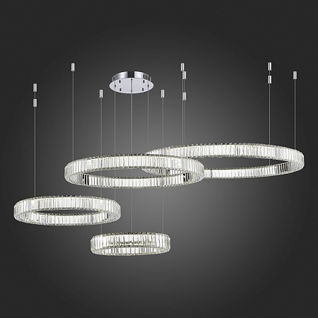 Люстра подвесная ST-Luce Хром/Прозрачный LED 1*190W 4000K SL1622.103.04 - фото