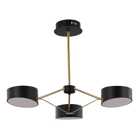 Светильник потолочный Черный, Золотистый/Черный LED 3*10W SLE6005-402-03 - фото