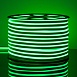 Светодиодный гибкий неон 220 В 9.6 Вт/м 120 Led/м 2835 IP67, односторонний зеленый, 50 м Гибкий неон220V 9,6W 120Led 2835 IP67 односторонний красный, 50м Elektrostandard - фото