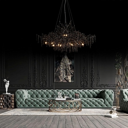 10067/1500 BK Подвесная люстра LOFT IT Bijout - фото