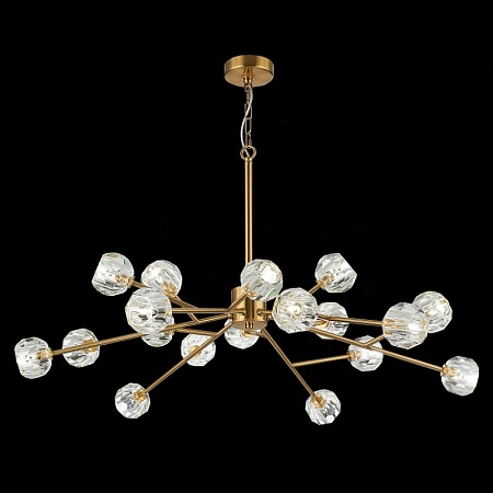 Светильник подвесной ST-Luce Латунь/Прозрачный G9 LED 18*5W SL1166.303.18 - фото