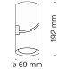 Потолочный светильник Technical Tube C019CW-01W - фото