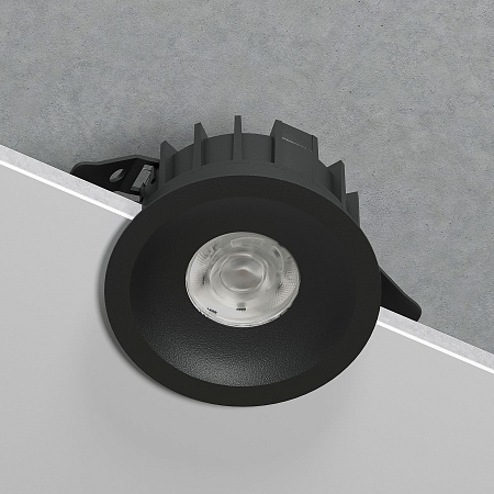 Светильник встраиваемый светодиодный Combi 15W 4000K черный 25068/LED Elektrostandard - фото