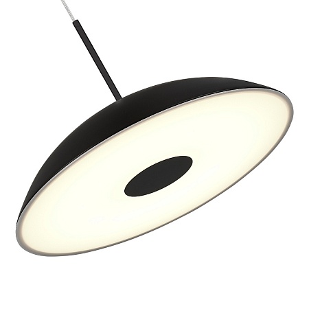 Светильник подвесной ST-Luce Черный/Черный LED 1*24W 3000K SL6128.403.01 - фото