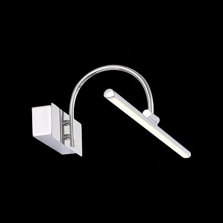 Подсветка для картин ST-Luce Хром/Хром LED 1*8W 4000K SL444.011.01 - фото