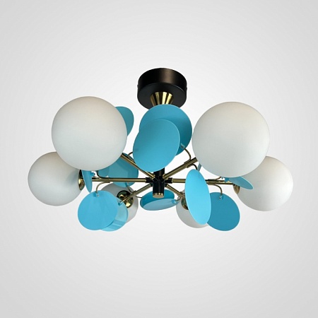 Люстра На Штанге Matisse Blue D55 Imperiumloft 191900-26 - фото