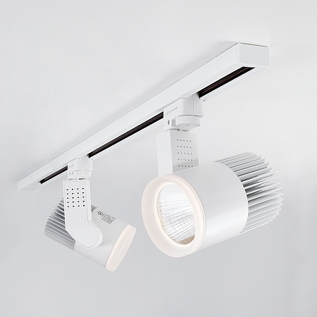 Трековый светодиодный светильник для однофазного шинопровода Accord белый 20W 4200K (1 шт.) LTB17 Elektrostandard - фото