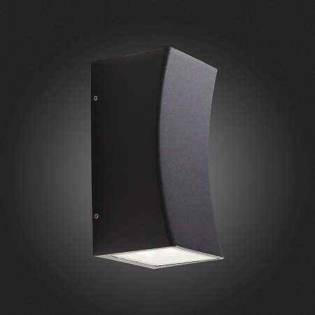 Светильник уличный настенный ST-Luce Черный кварцевый LED 2*5W 4000K SL088.421.02 - фото