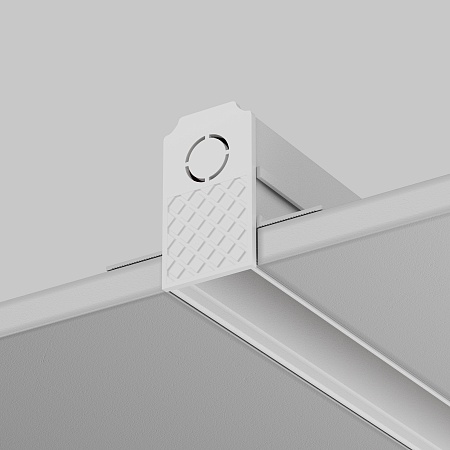 Заглушки к встраиваемому шинопроводу Exility 2шт белый - фото