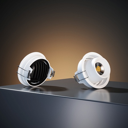 Потолочный светодиодный светильник поворотный Conner 8W 4000K белый 25086/LED Elektrostandard - фото