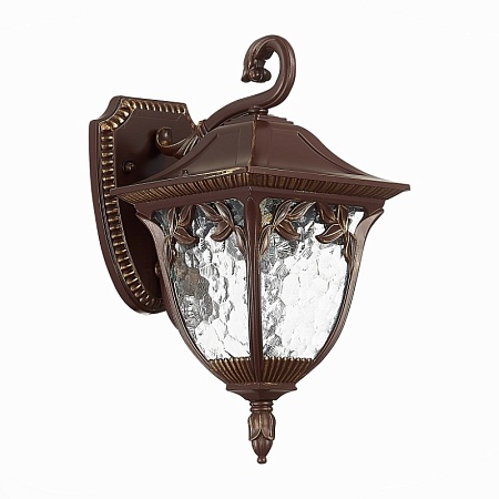 Светильник уличный настенный ST-Luce Кофейный/Кофейный, Прозрачный E27 1*60W SL083.701.01 - фото