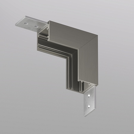 TR5732-DN Угловой элемент для трека SHINE BASE 90° стена-потолок, темный никель, алюминий - фото