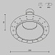 Встраиваемый светильник Technical DL126-GU10-TRS-W - фото
