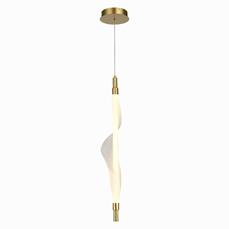 Светильник подвесной ST-Luce Золотистый/Белый LED 1*25W 3000K SL6109.213.01 - фото