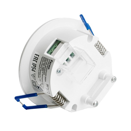 Датчик движения и освещенности 1200W 8m 120°(гориз.) 360°(верт.) белый, SEN55, артикул 51519 - фото