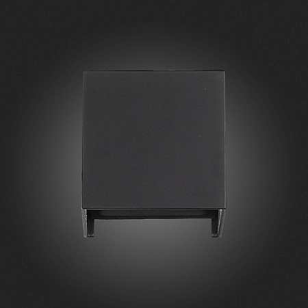 Светильник уличный настенный ST-Luce Черный/Черный LED 2*3W 4000K SL560.401.02 - фото