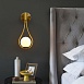 Настенное Бра Hoop Drop Wall Black Imperiumloft 213746-26 - фото