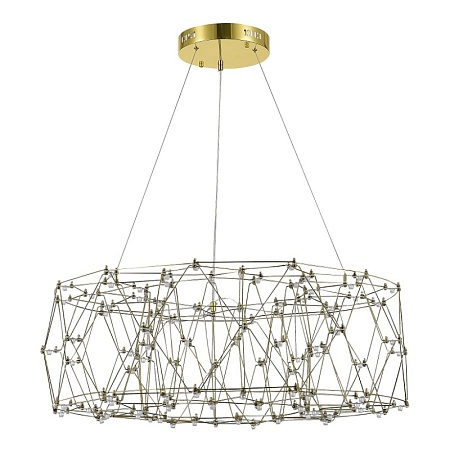 Светильник подвесной ST-Luce Золотистый/Прозрачный LED 1*48W 4000K SL6602.203.48 - фото