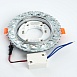 Светильник встраиваемый с белой LED подсветкой Feron CD4045 потолочный GX53 без лампы, прозрачный, хром - фото