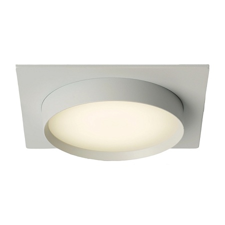 Светильник встраиваемый Feron DL506 потолочный GX53 белый квадрат - фото