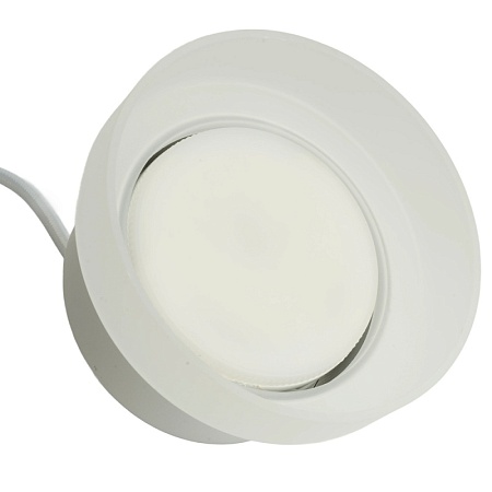 Светильник потолочный Feron Barrel HL4608 OPAL levitation 12W, 230V, GX53, белый, на подвесе 1,7 м - фото