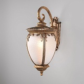 Уличный настенный светильник Andromeda D черное золото IP44 GLYF-8024D Elektrostandard