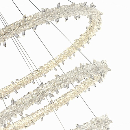 Люстра подвесная ST-Luce Золотистый/Прозрачный LED 1*160W 3000 - 6500K SL6105.203.03 - фото