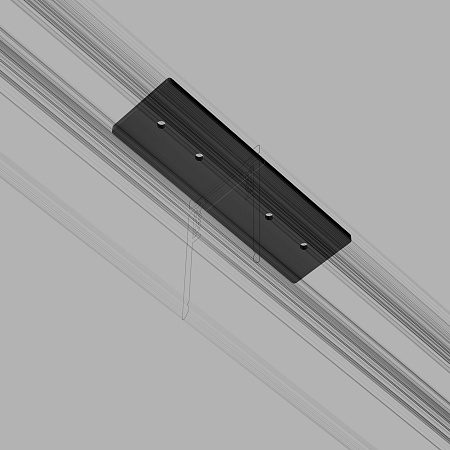 Соединительная планка широкая для шинопровода Slim Magnetic 85088/00 Elektrostandard - фото