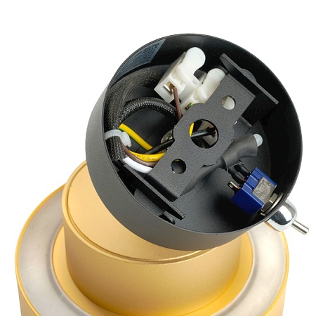 Светильник настенный HL3670 AURA 12W, 230V, GX53, золото - фото