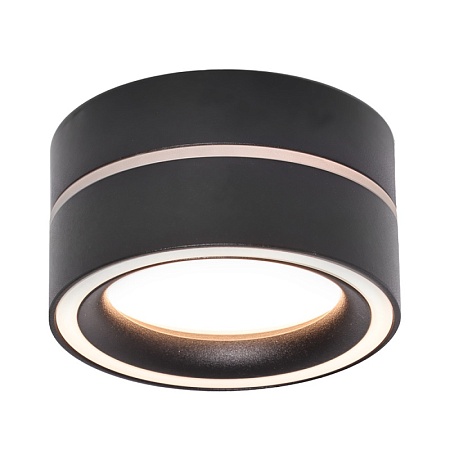 Светильник потолочный Feron HL455 12W, 230V, GX53, черный - фото