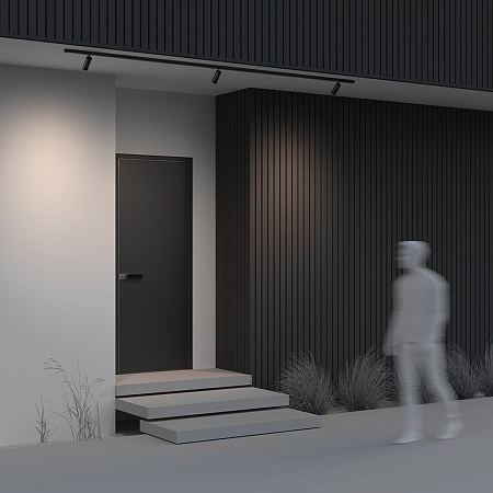 Уличный трековый светильник Outdoor O-TR02-1-S-15WB3K - фото