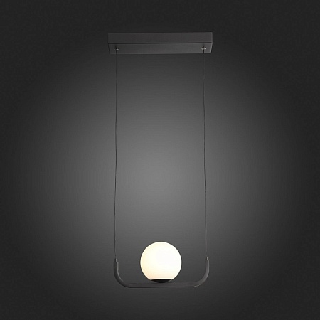 Светильник подвесной ST-Luce Черный/Белый LED 1*8W 3200K SL1581.403.01 - фото