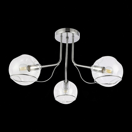 Светильник потолочный Хром/Прозрачный E14 3*40W SLE102502-03 - фото