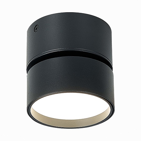 Светильник потолочный поворотный Черный LED 1*9W 4000K 720Lm Ra>90 120° IP20 D85xH87 17 ST651.442.09 - фото
