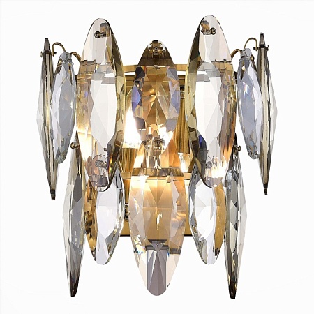 Бра ST-Luce Латунь/Прозрачный E14 2*40W SL1227.301.02 - фото