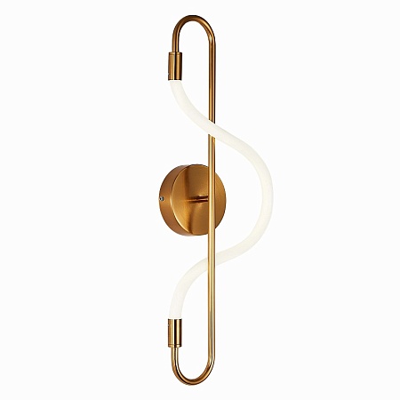 Светильник настенный ST-Luce Латунь/Белый LED 1*10W 4000K SL6102.301.10 - фото
