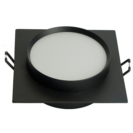 Светильник встраиваемый Feron DL506 потолочный GX53 черный круг - фото