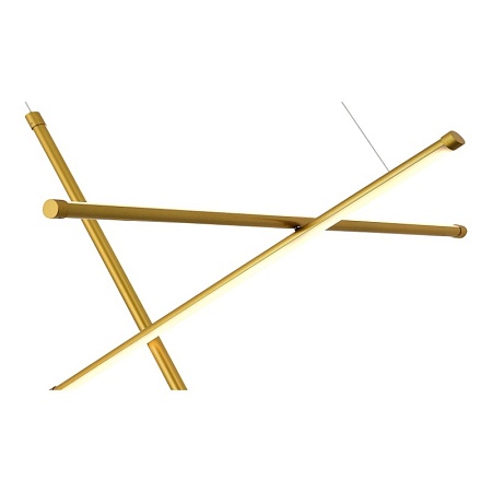 Светильник подвесной ST-Luce Матовое золото LED 1*37W 3000K SL6207.213.37 - фото