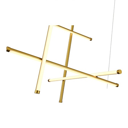 Светильник подвесной ST-Luce Матовое золото LED 1*70W 3000K SL6207.203.70 - фото