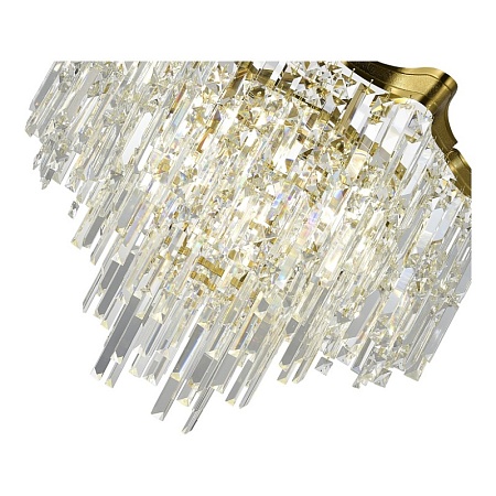 Светильник подвесной ST-Luce Латунь/Прозрачный E14 10*60W SL1659.303.10 - фото