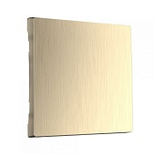 Клавиша для выключателя перекрестного шампань рифленый WL10-SW-1G-C-CP