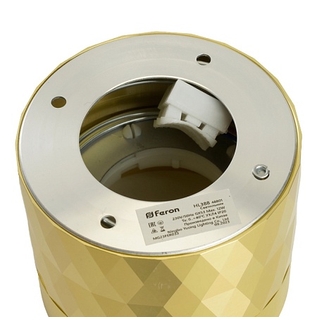 Светильник потолочный Feron HL388 Barrel PRISM GX53 12W 230V, золото - фото