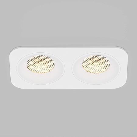 Светильник встраиваемый светодиодный Tetro 20W 3000K белый IP44 15277/LED Elektrostandard - фото