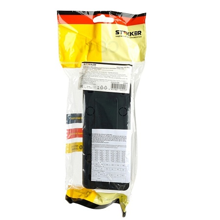 Розетка 2-местная с/з открытой установки, STEKKER, 250В, 16А, IP20, серия София, слоновая кость, MST16-12-04 - фото