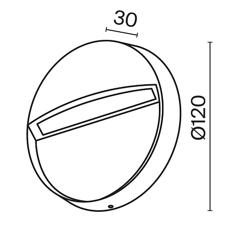 Подсветка для лестниц Outdoor O046SL-L3W3K - фото