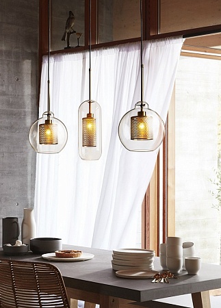 Подвесной Светильник Catch Smoky B D30 Imperiumloft 224328-23 - фото