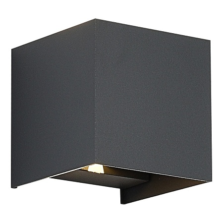 Светильник уличный настенный ST-Luce серый/серый LED 1*10W 2700K SL9513.701.01 - фото