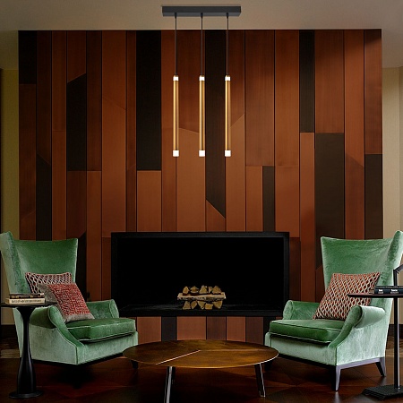 Подвесной акцентный светильник Eurosvet 50133/3 LED бронза - фото