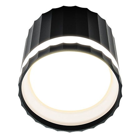 Светильник потолочный Feron HL369  Barrel OLYMPUS 12W, 230V, GX53, черный - фото